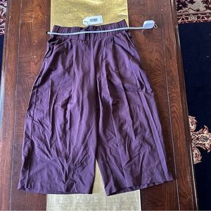 Universal Standard Maroon Gaucho Pants | Sz 10-12